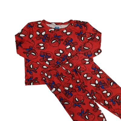 Pijama Verano Spiderman Adulto Manga Larga